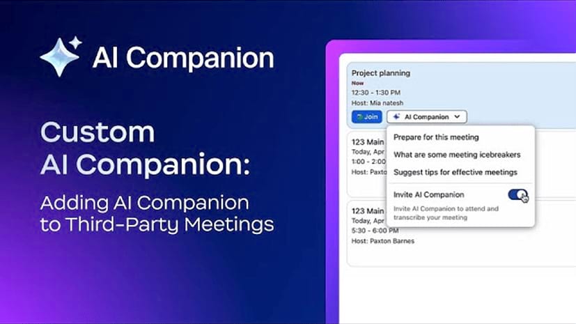 Custom AI Companion: Adding AI Companion to third-party meetings