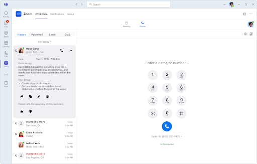 Zoom App for Microsoft Teams