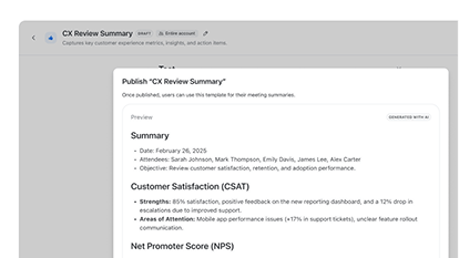 Customize your meeting