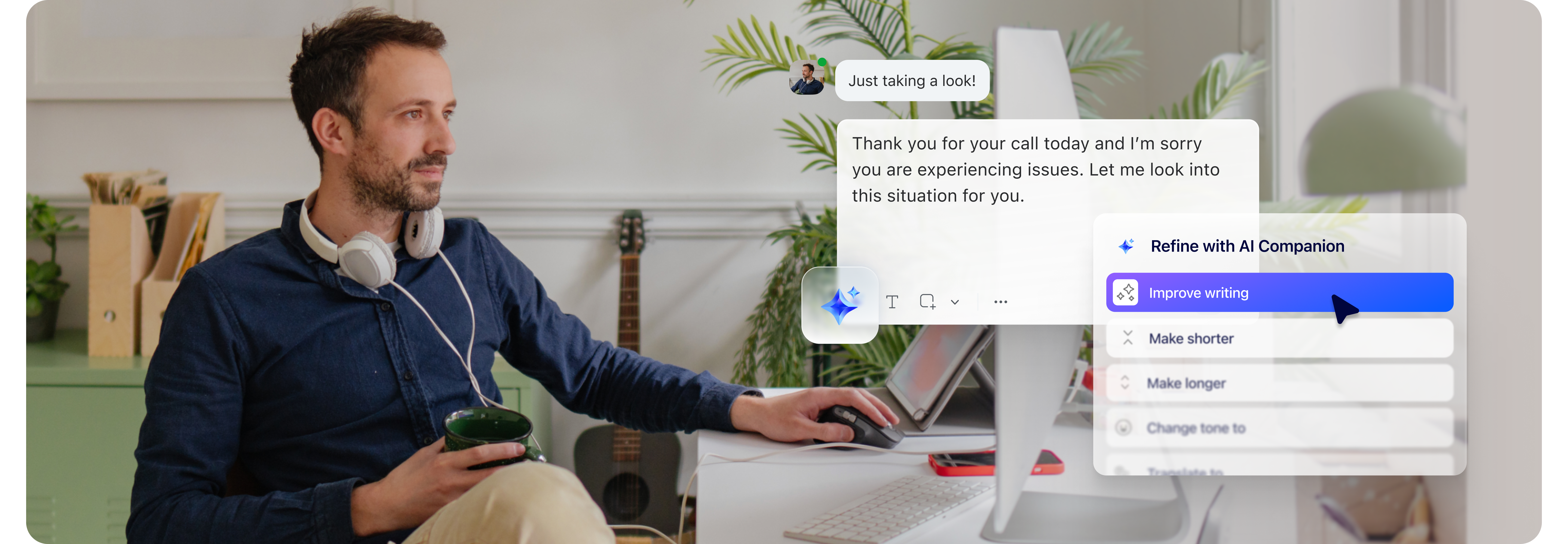 Anslut när det passar dig med Zoom Team Chat
