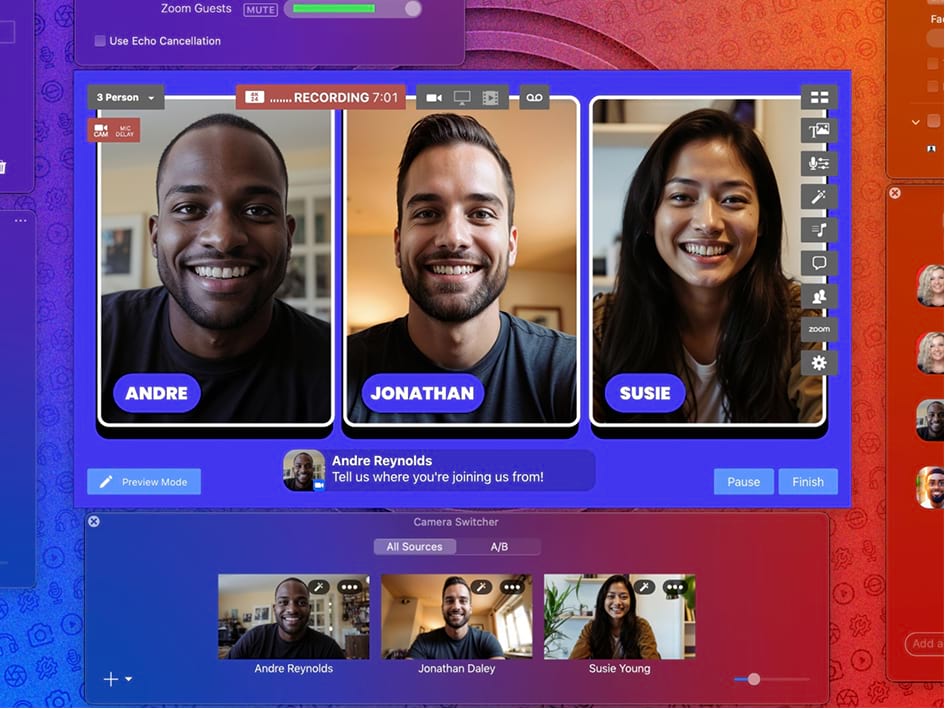 Seamless broadcast integrations
