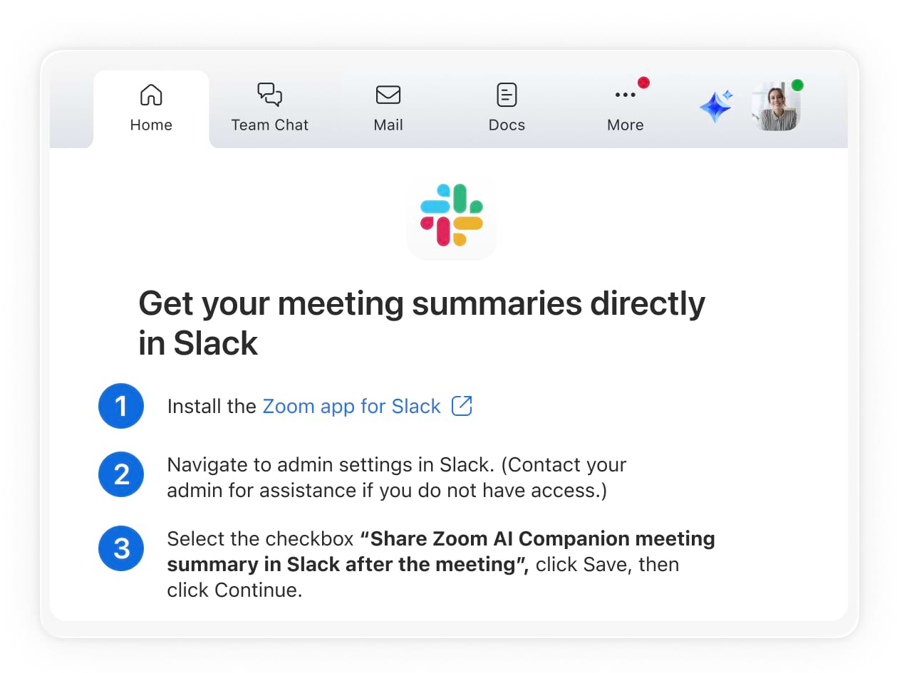 Dobrze współpracuje z platformą Slack