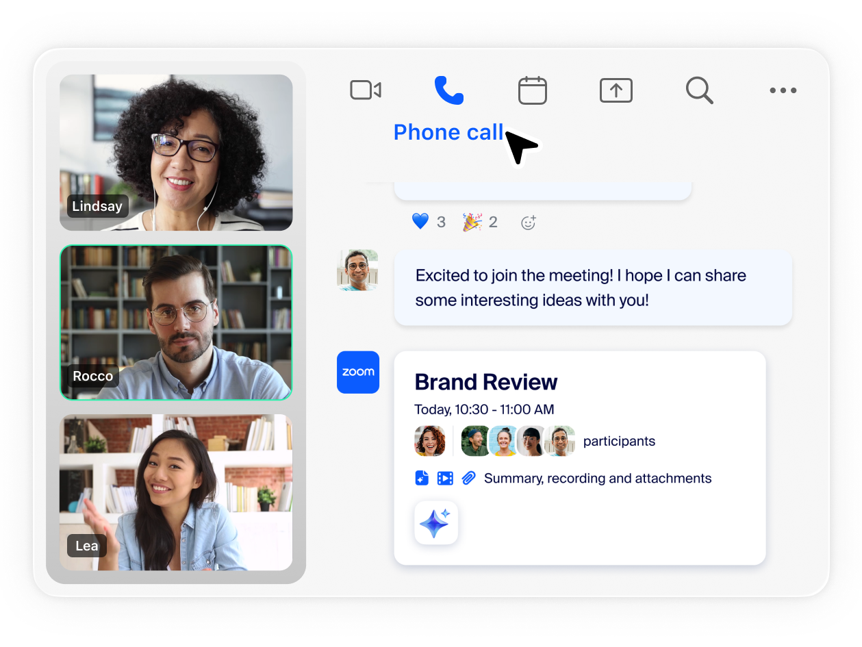 Werk samen zonder van app te wisselen
