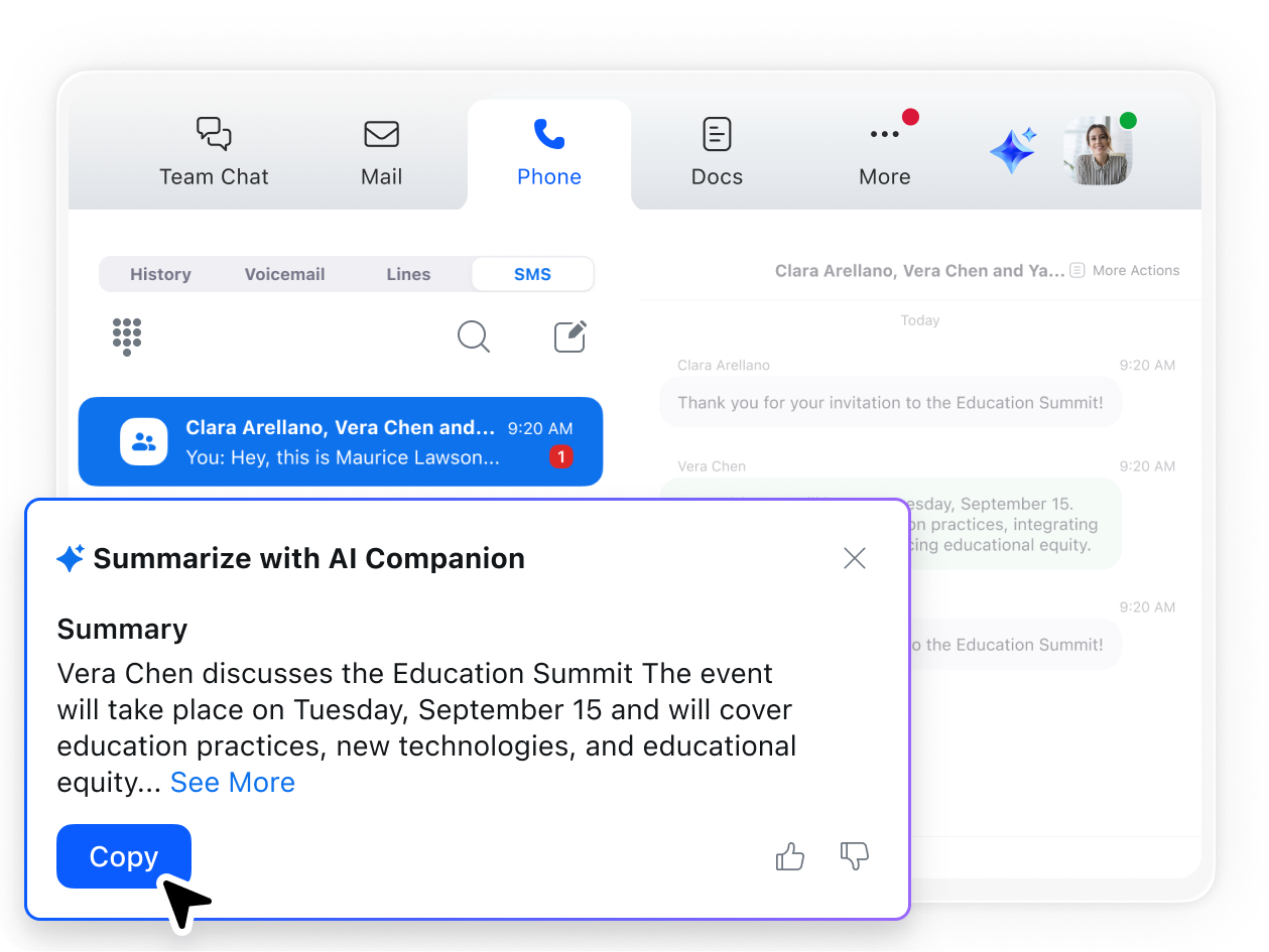De hoogtepunten uit gedeelde tekstthreads halen