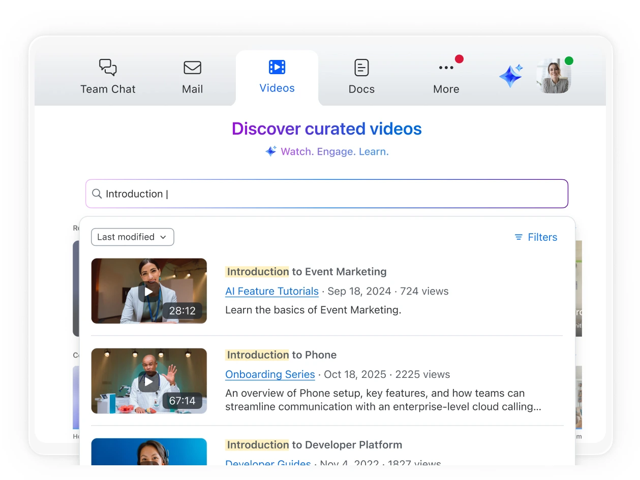 Sök efter titel, skapare eller innehåll