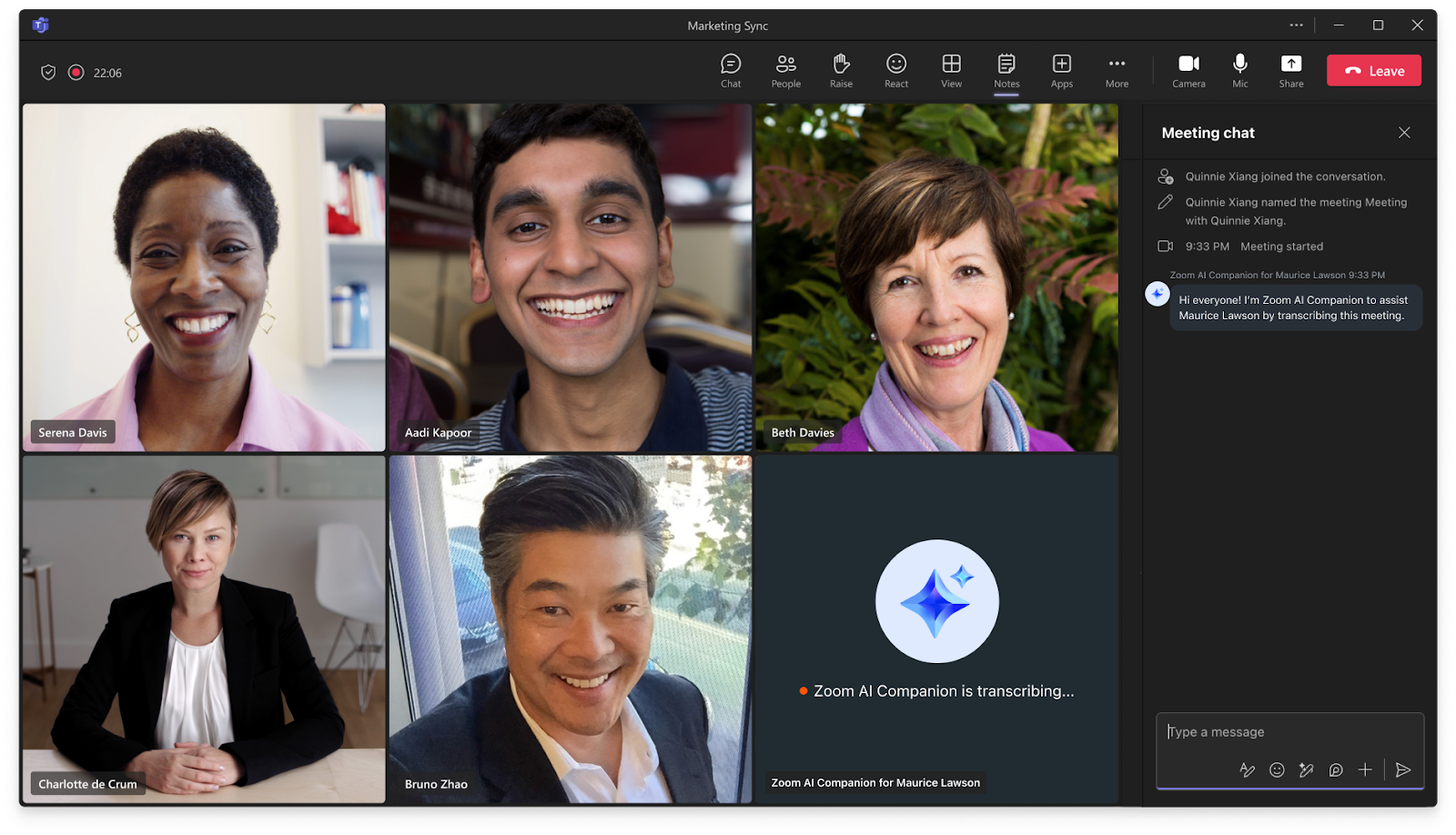 Bring AI Companion to third-party meetings