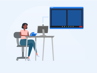 網路攝影機上的人像