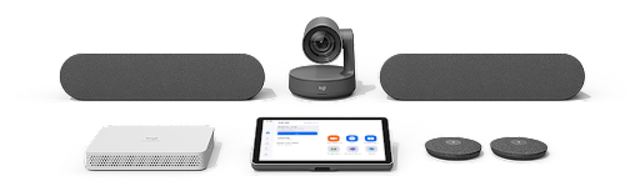 Logitech Rally Plus с устройством RoomMate