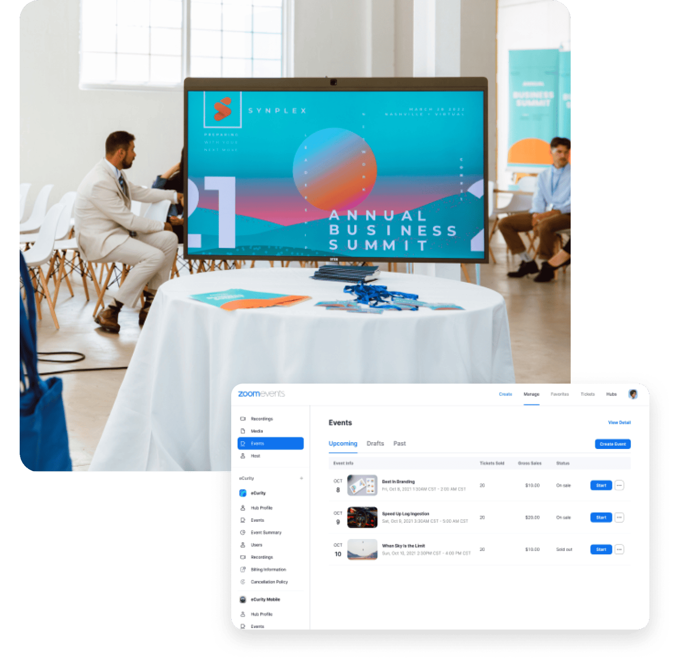 Sanal konferans düzenleme.