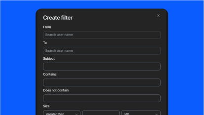 Automate your inbox with custom email filters