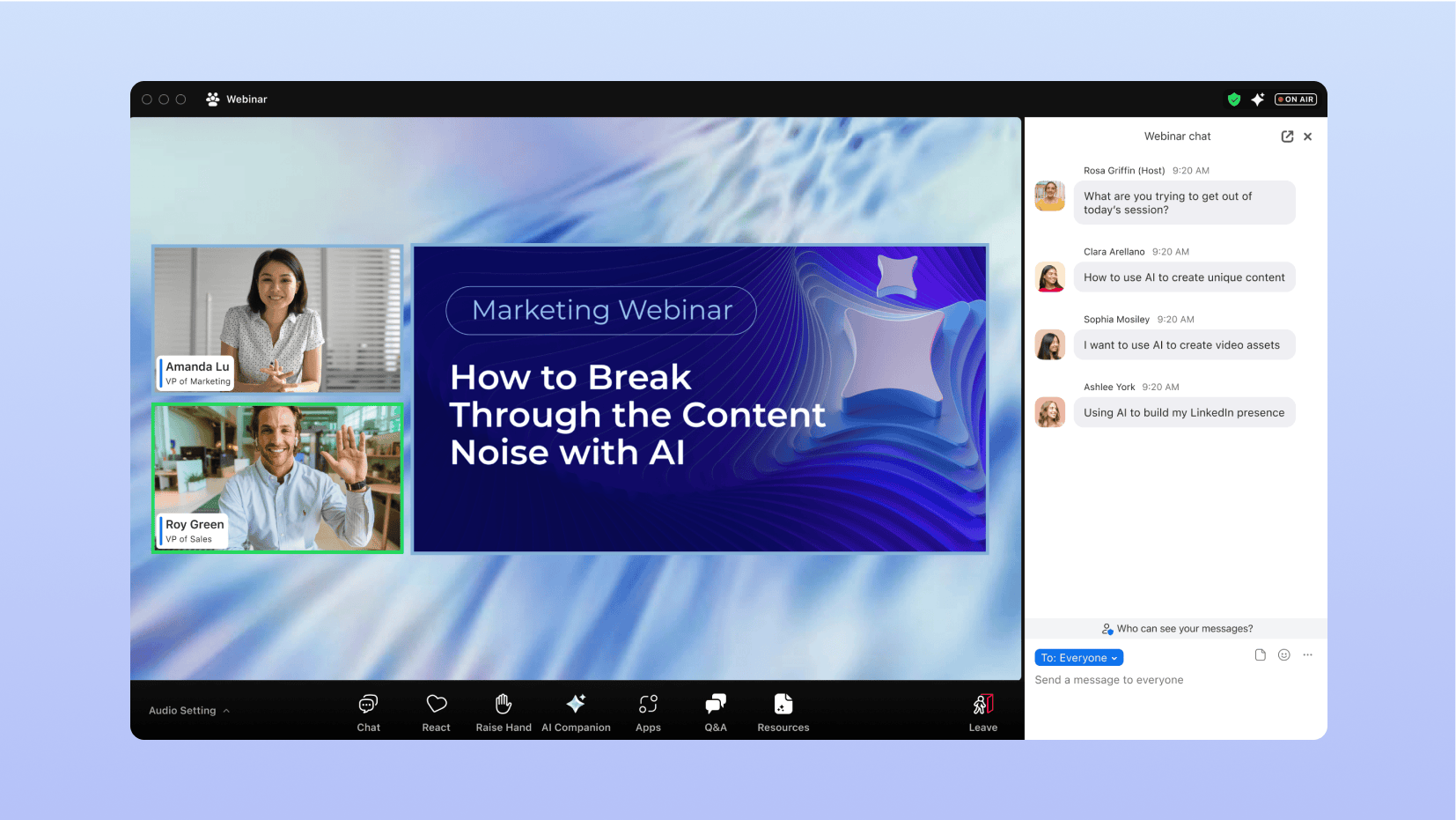 Schaal met vertrouwen