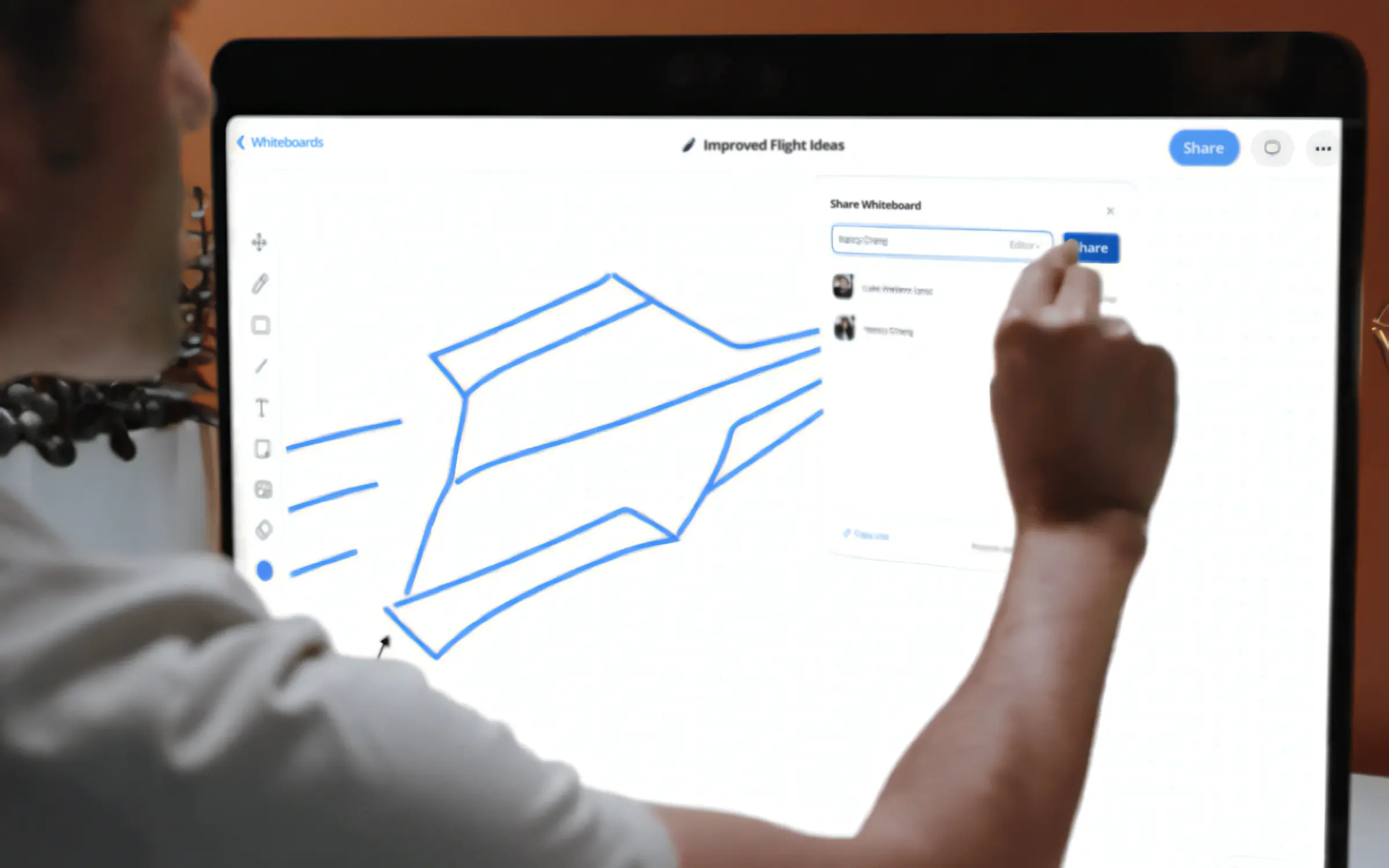 Zoom interactive whiteboard